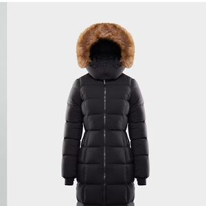 Aritzia Super Snug Puff Long Faux Fur Trim Large